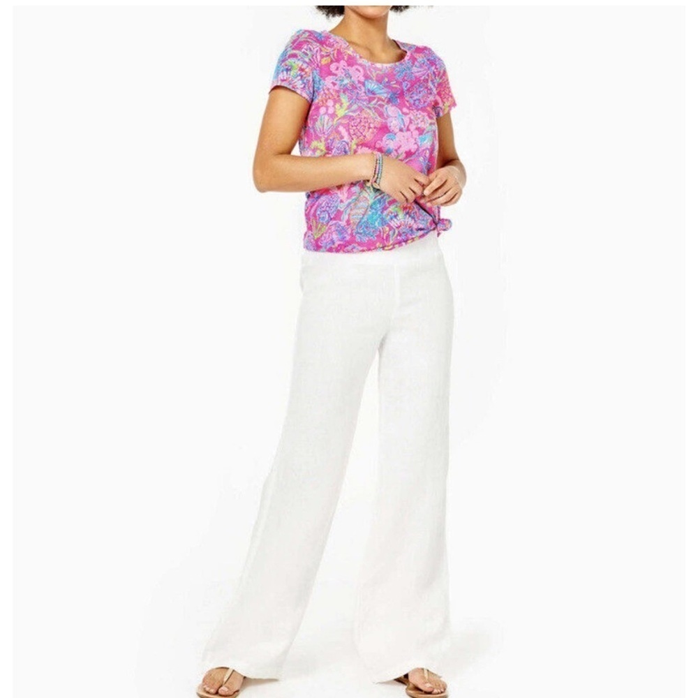 Lilly Pulitzer | Pull On Cotton Casual Stretch Pants